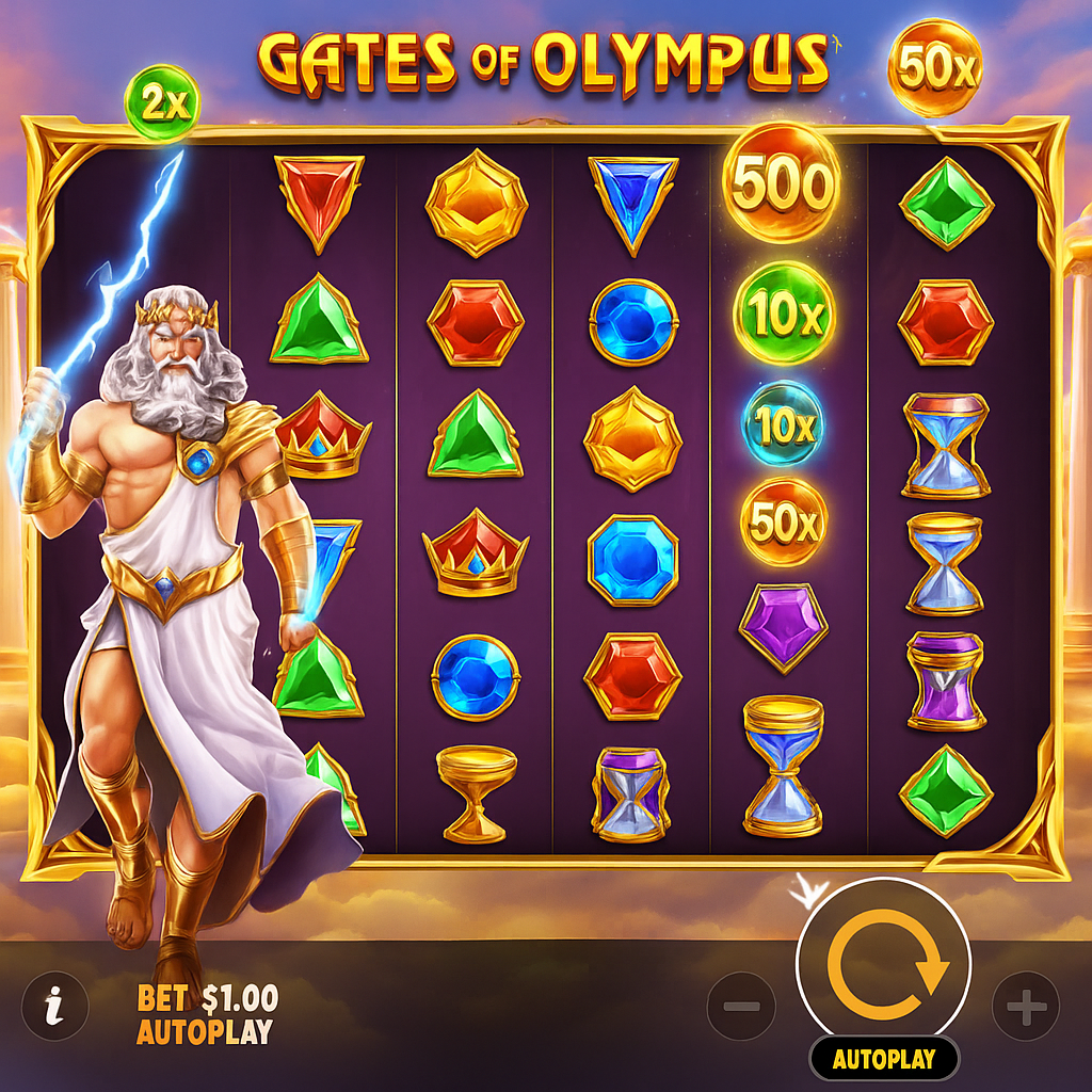 Ice Casino - Gates of Olympus Slot Game